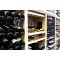 Wooden storage rack for 72 bottles