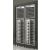 Built-in combination of 4 professional wine display cabinets incl. 2 multi-temperature units - Horizontal bottles - Flat frame