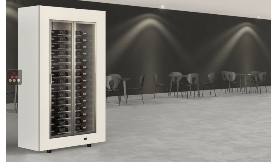 Multipurpose island unit wine cabinet for service or storage