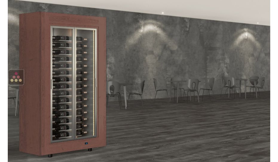 Multipurpose island unit wine cabinet for service or storage