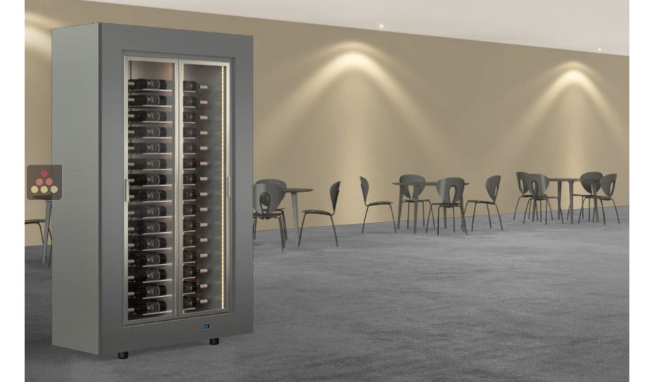 Multipurpose island unit wine cabinet for service or storage