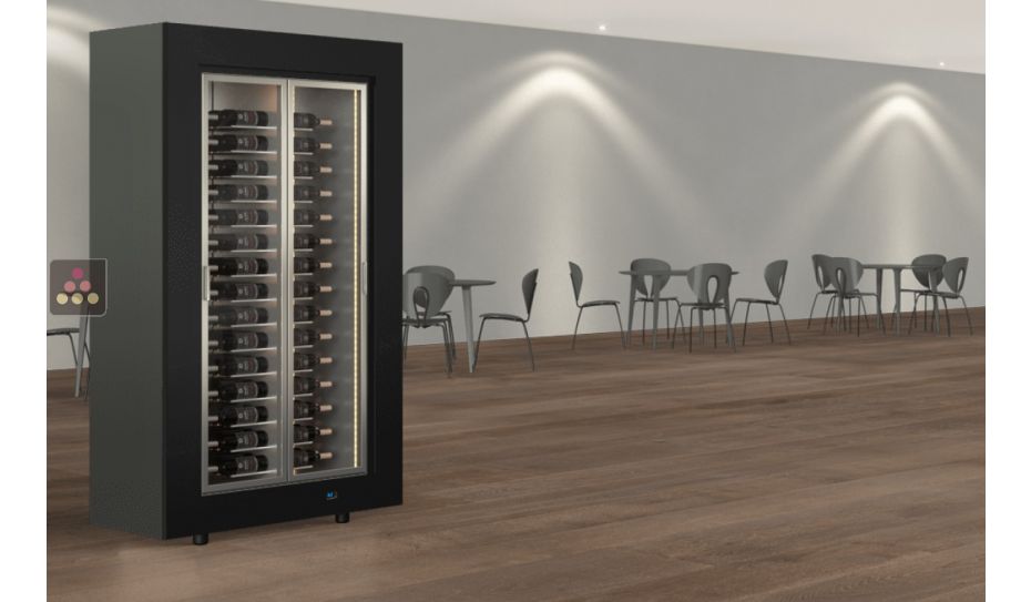 Multipurpose island unit wine cabinet for service or storage
