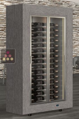 Multipurpose island unit wine cabinet for service or storage