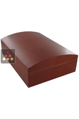 Cigar humidor with ashtray, cigar holder and cutter