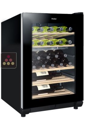 Single temperature wine service cabinet