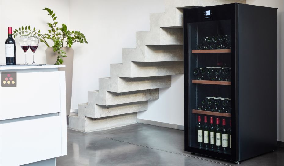 Multi-Temperature wine storage and service cabinet 