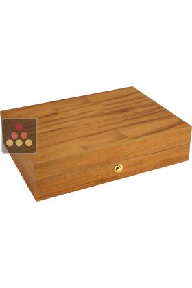 Travel cigar humidor - Spanish cedar veneer