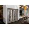 Built-in combination of 2 professional multi-temperature wine display cabinet - 36cm deep - Horizontal bottles