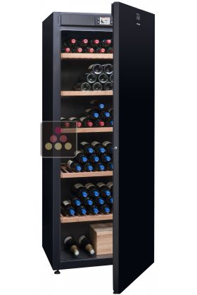 Single-temperature wine cabinet for ageing or service