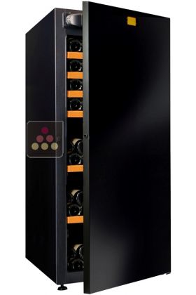 Single-temperature wine cabinet for ageing or service