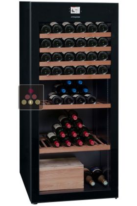 Single temperature wine storage or service cabinet