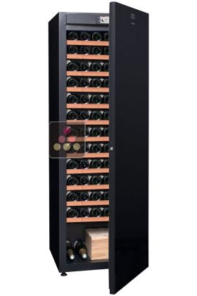 Single-temperature wine cabinet for ageing or service