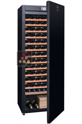 Single-temperature wine cabinet for ageing or service