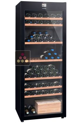 Single temperature wine storage or service cabinet