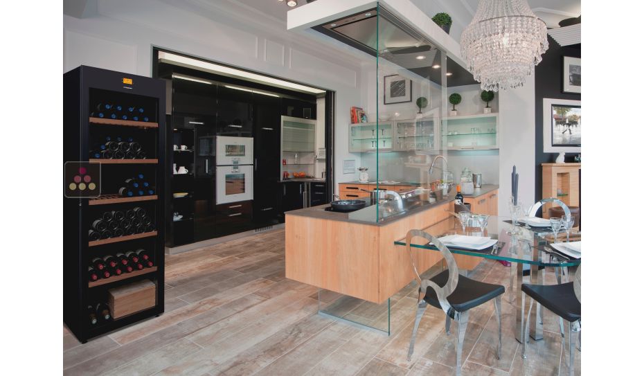 Multi-Temperature wine storage and service cabinet 