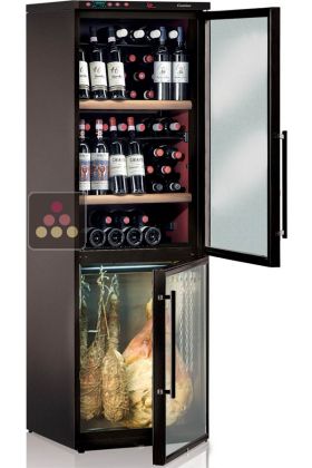 Combination of wine & delicatessen cabinets for up to 40Kg plus 120 bottles