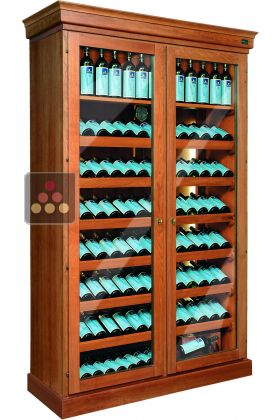 Single temperature wine storage or service cabinet