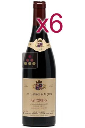 6 Bottles of Faugères Red 2016 - JM Alquier Domain - Cuvée Les Bastides