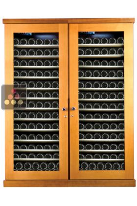 Combined 2 Single temperature wine service & storage cabinets