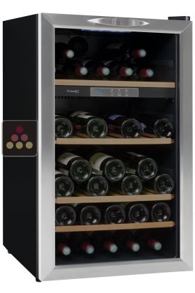 Single temperature wine service cabinet