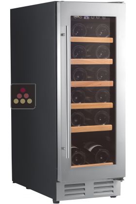 Single temperature wine service cabinet