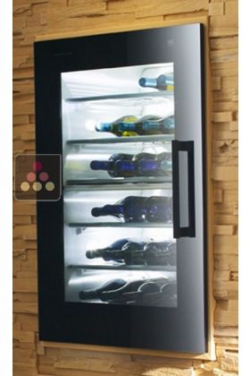 Dual temperature built in wine service cabinet - Left hinged