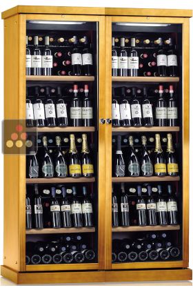 Combined 2 Single temperature wine service or storage cabinets