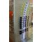 Wall Wine Rack in Clear Plexiglass for 38 bottles - (optional LED lighting)