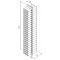 Wall Wine Rack in Clear Plexiglass for 138 bottles - (optional LED lighting)