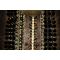 Free Standing Wine Rack in Plexiglass for 136 champagne bottles 
