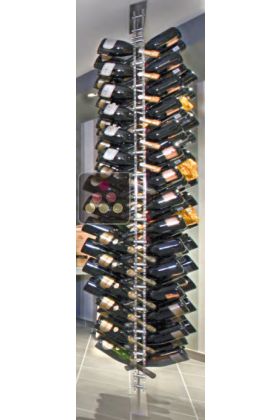 Free Standing Wine Rack in Plexiglass for 136 champagne bottles 