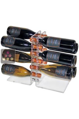 Free Standing Wine Rack in Plexiglass for 12 bouteilles