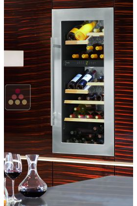 Multi-purpose wine cabinet for the storage and service of wine - can be fitted
