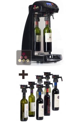 By the glass wine dispenser for 75cl and Magnum bottles + 8 dispensing corks, 4 for free