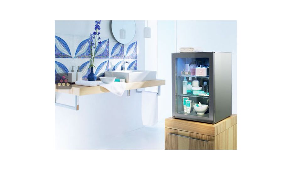 Freestanding fridge with glass door - 45L
