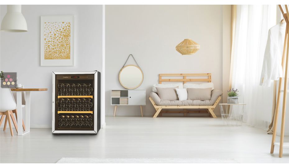 Multi temperature wine service and storage cabinet - Storage shelves