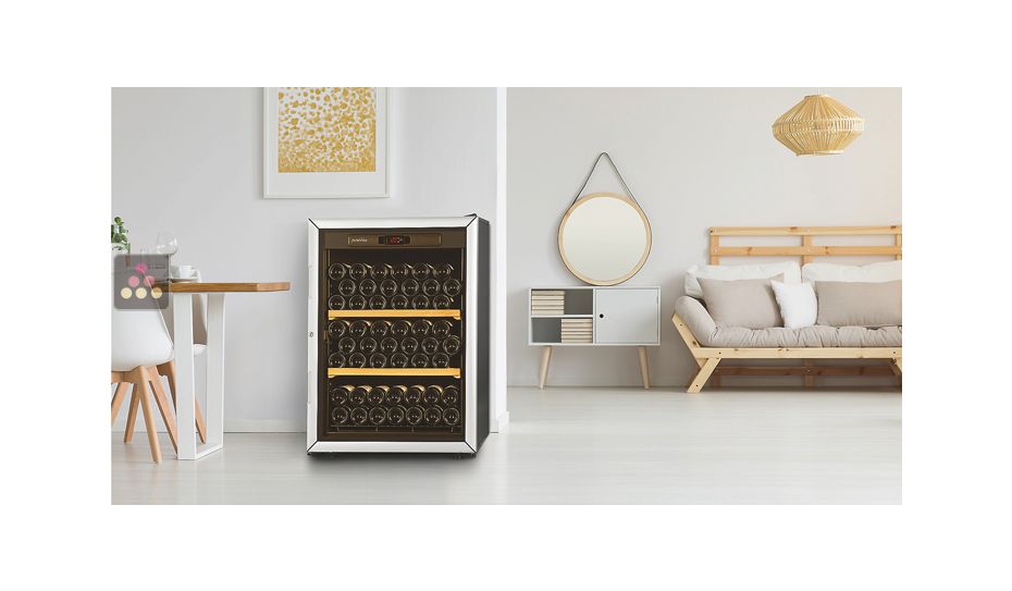 Multi temperature wine service and storage cabinet - Storage shelves
