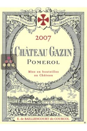 Red Wine Gazin - Pomerol - 2007 0.75 L