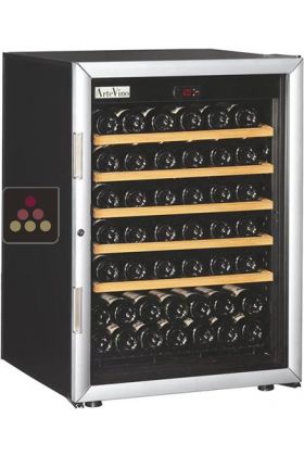 Multi temperature wine service and storage cabinet - Sliding shelves