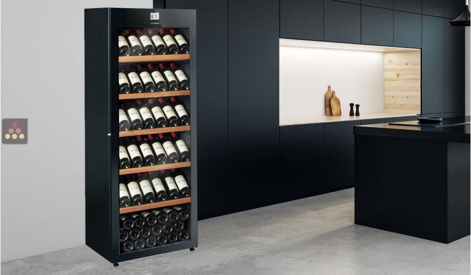 Multi-Temperature wine storage and service cabinet 