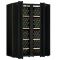 Combination of 2 single temperature wine cabinets for ageing and/or service - Storage shelves