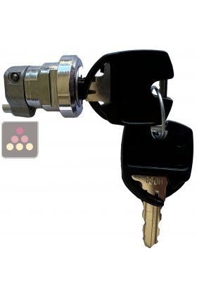 Replacement lock for wine cabinet Artevino Oxygen Glass Door