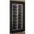 Professional built-in multi-temperature wine display cabinet - Inclined bottles