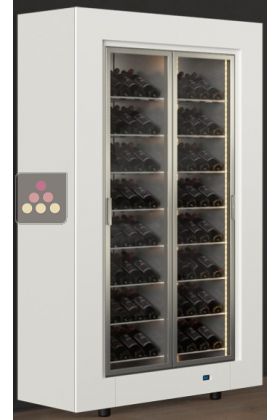Freestanding multi-purpose wine cabinet for storage or service