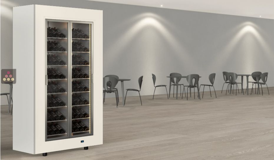 Multipurpose island unit wine cabinet for service or storage