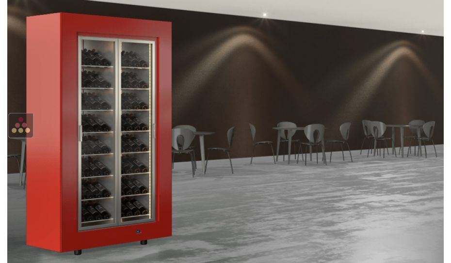 Multipurpose island unit wine cabinet for service or storage