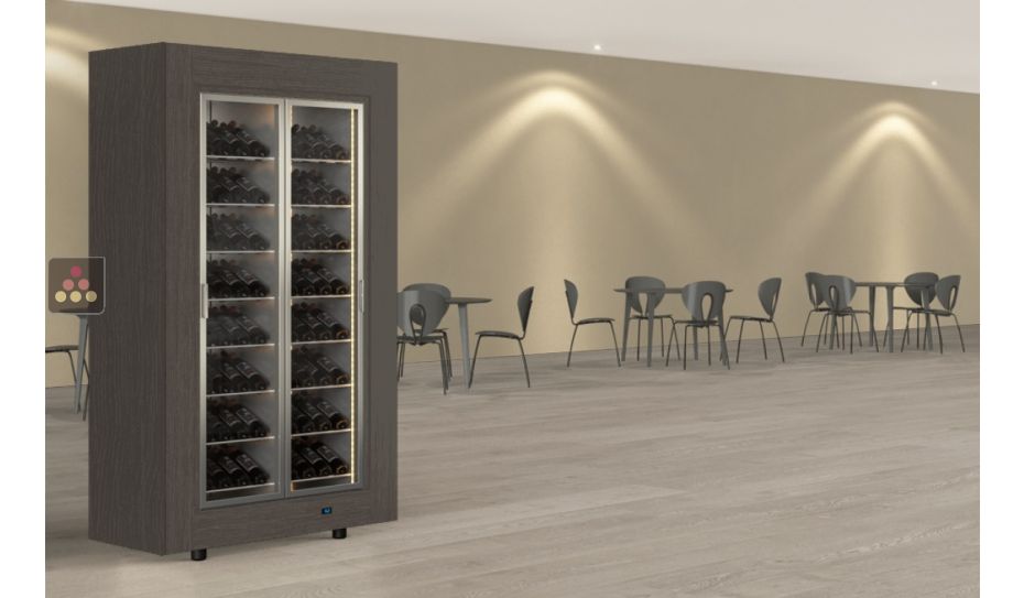 Multipurpose island unit wine cabinet for service or storage