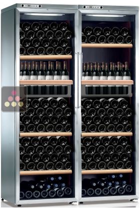 Combined 2 Single temperature wine service & storage cabinets