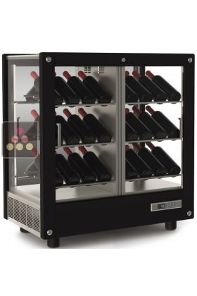 3-sided refrigerated display cabinet for wine storage or service