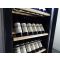 Combination of a 3 single temperature and a multi-Purpose Ageing and Service Wine Cabinet for cold and tempered wine - Mixed shelves - Full Glass door